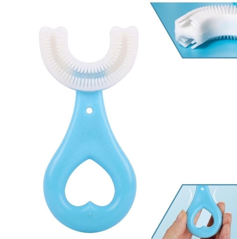 Cepillo De Dientes Para Niños En Forma De U Silicona